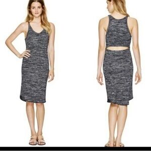 Aritzia Heather Gray Midi Dress